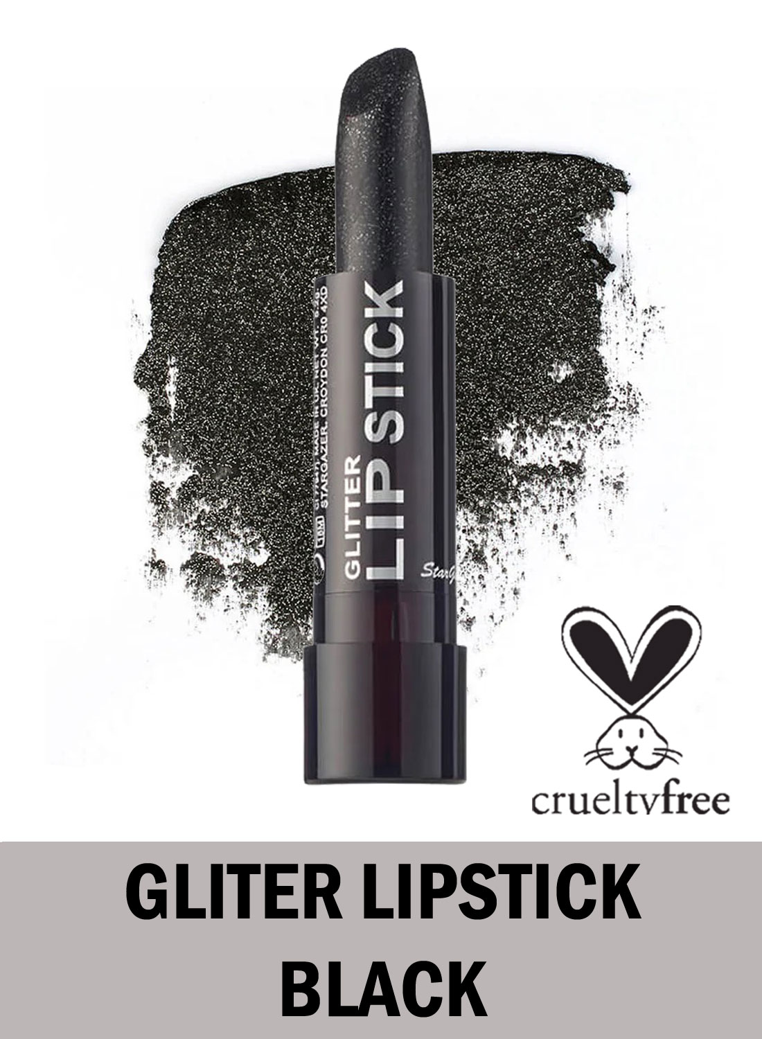 Stargazer Gliter Black Lipstick