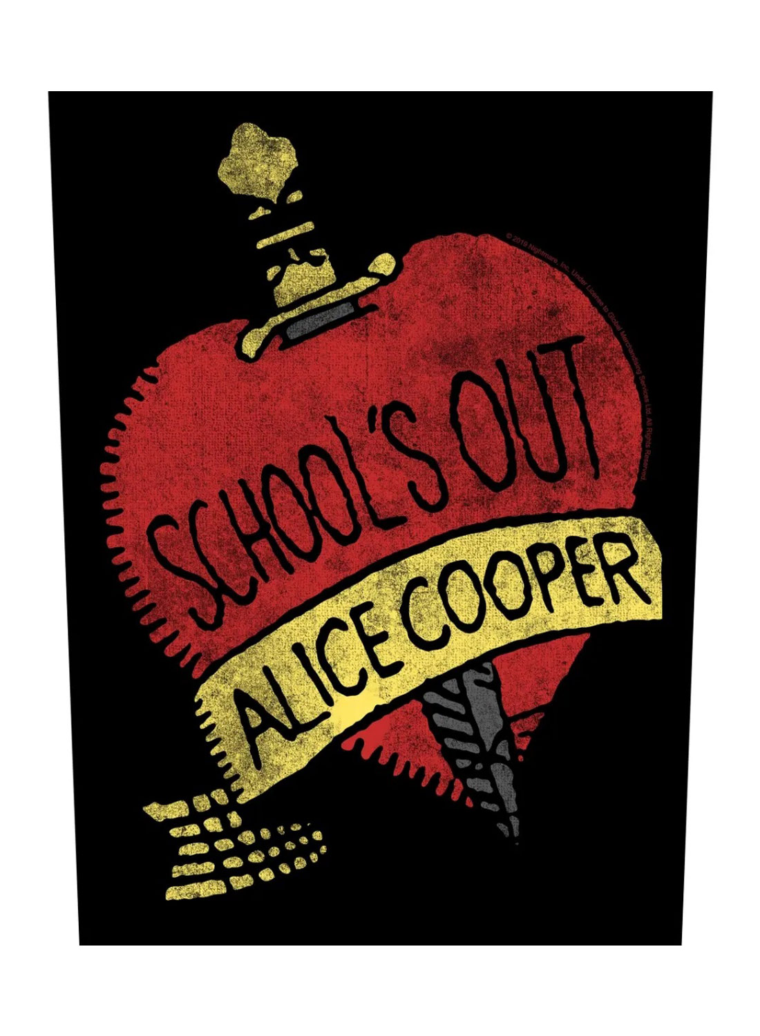 Alice Cooper Schools Out Back Patch