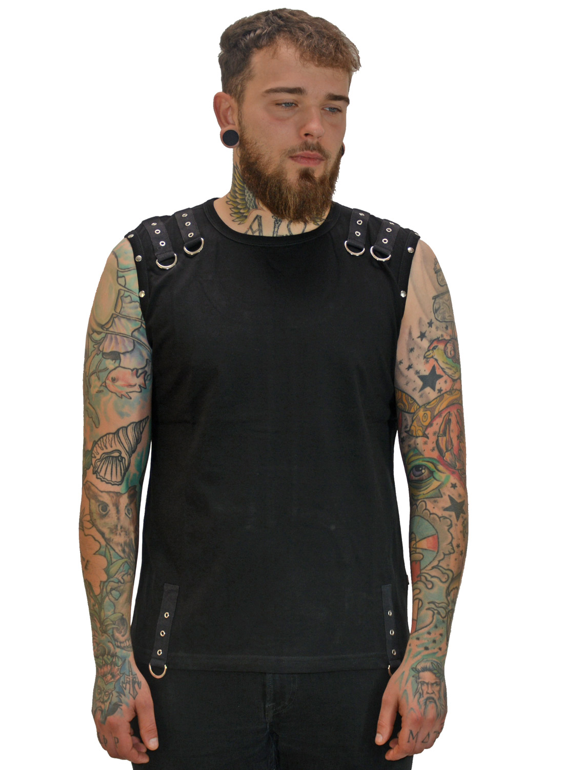 Metalcore sleeveless top