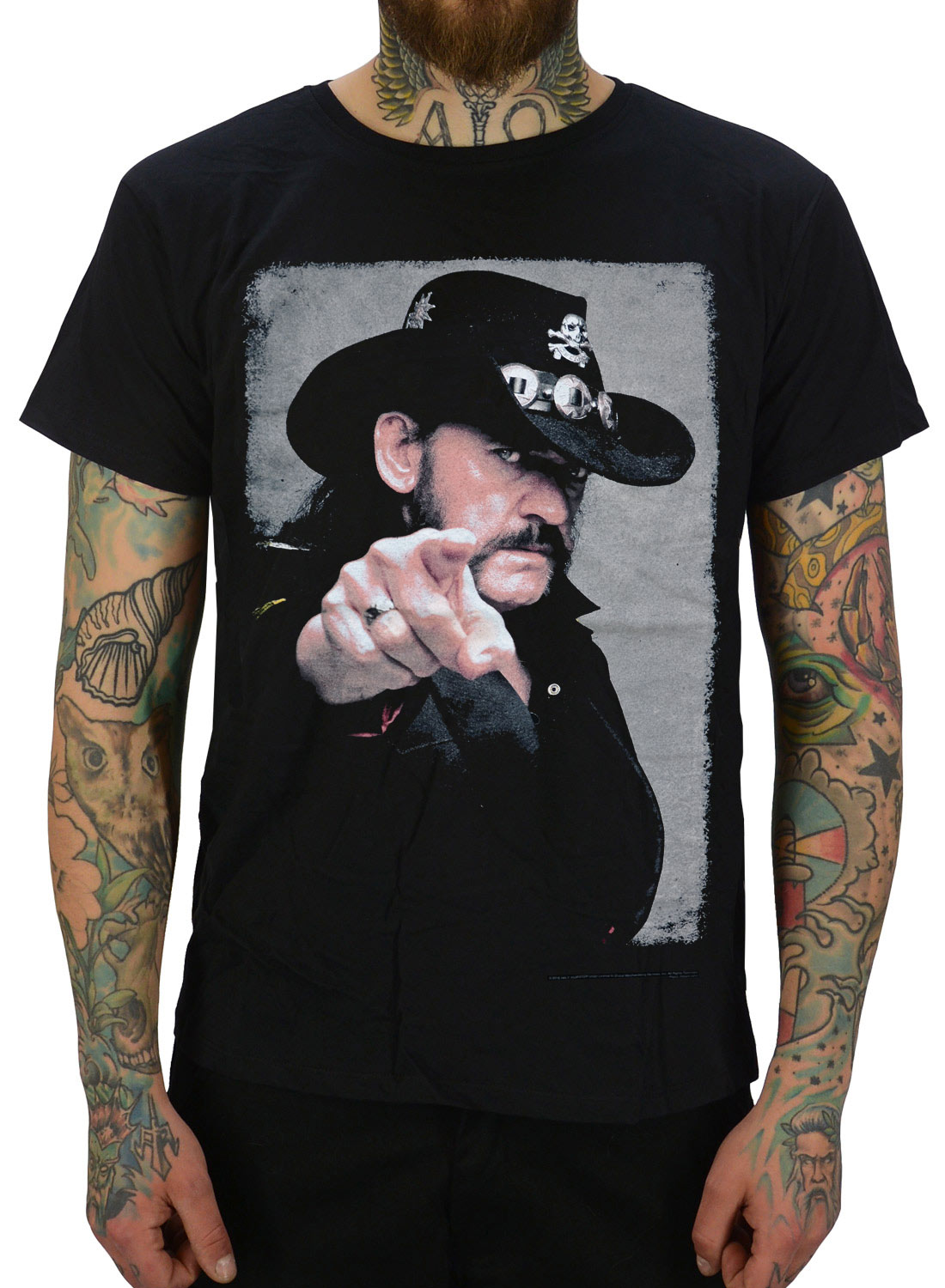 Lemmy Pointing Photo T-shirt