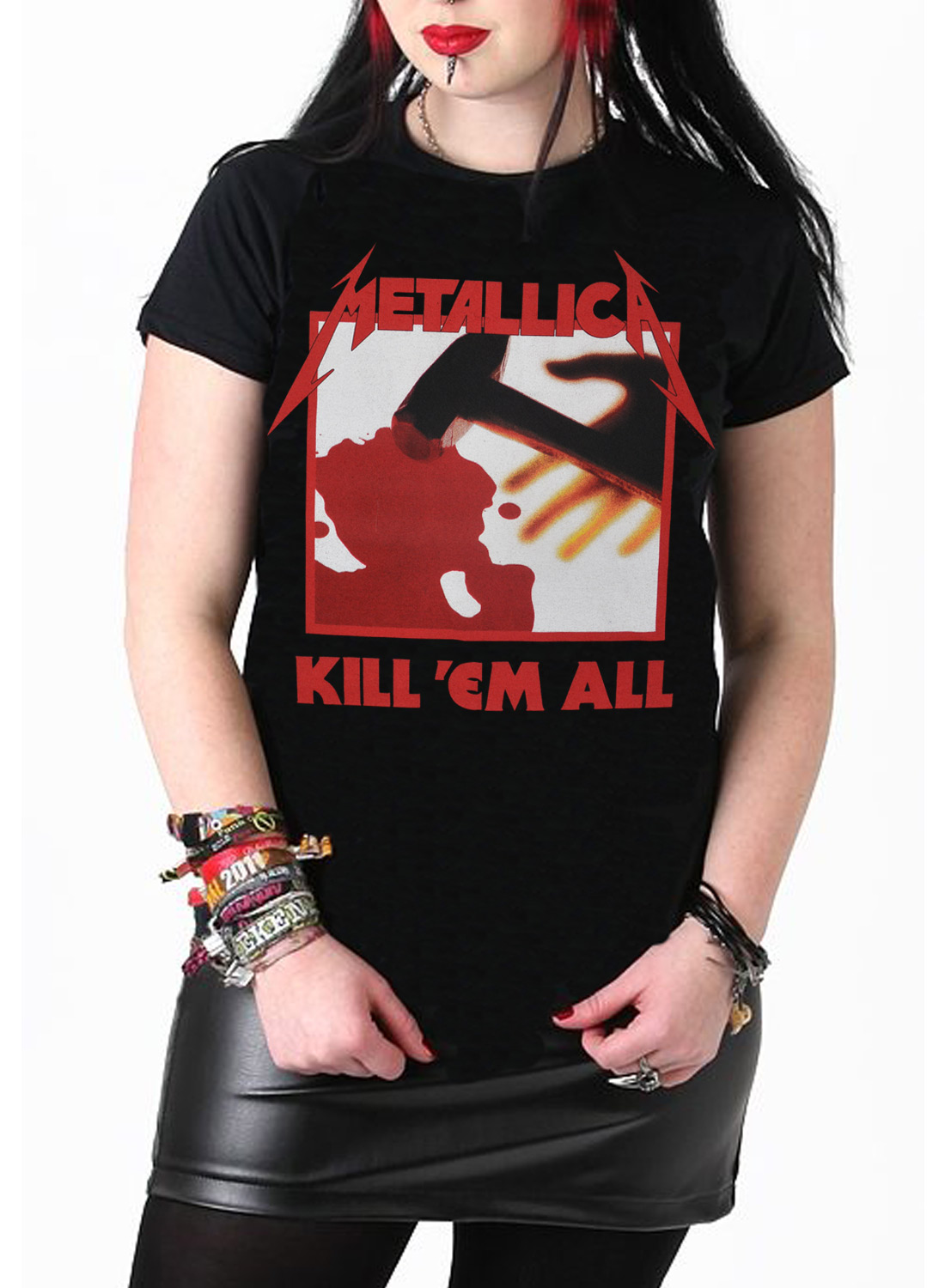 Metallica Kill Them All Girly Top