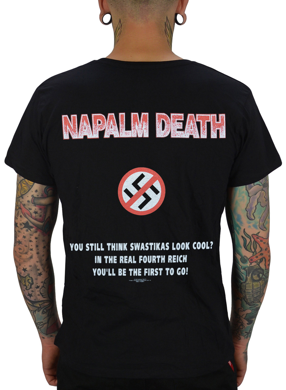 Napalm Death Nazi Punks Fuck Off T-Shirt