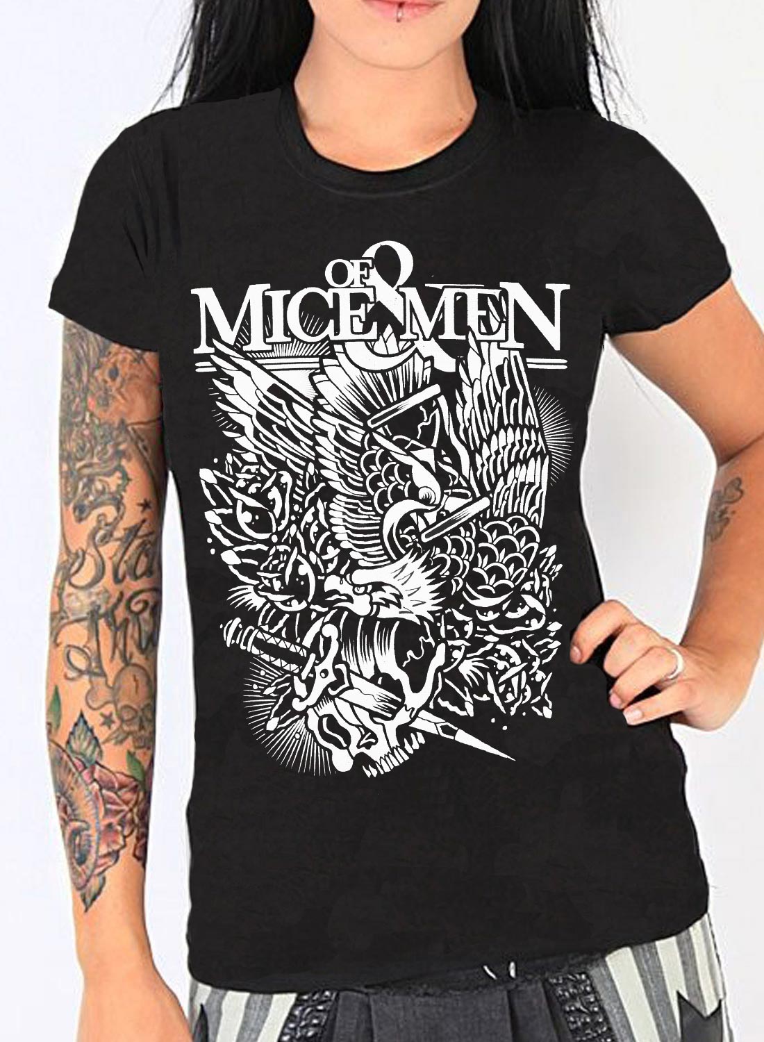 Of Mice & Men New Eagle Girly Top