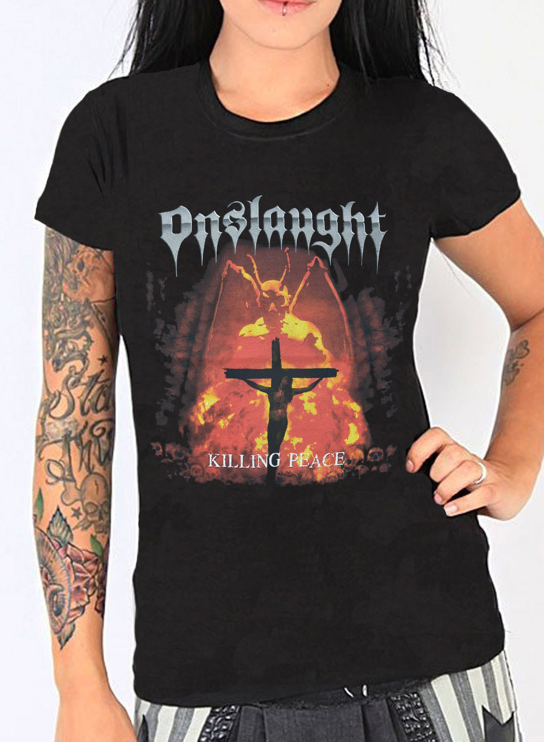 Onslaught Killing Peace Girly Top