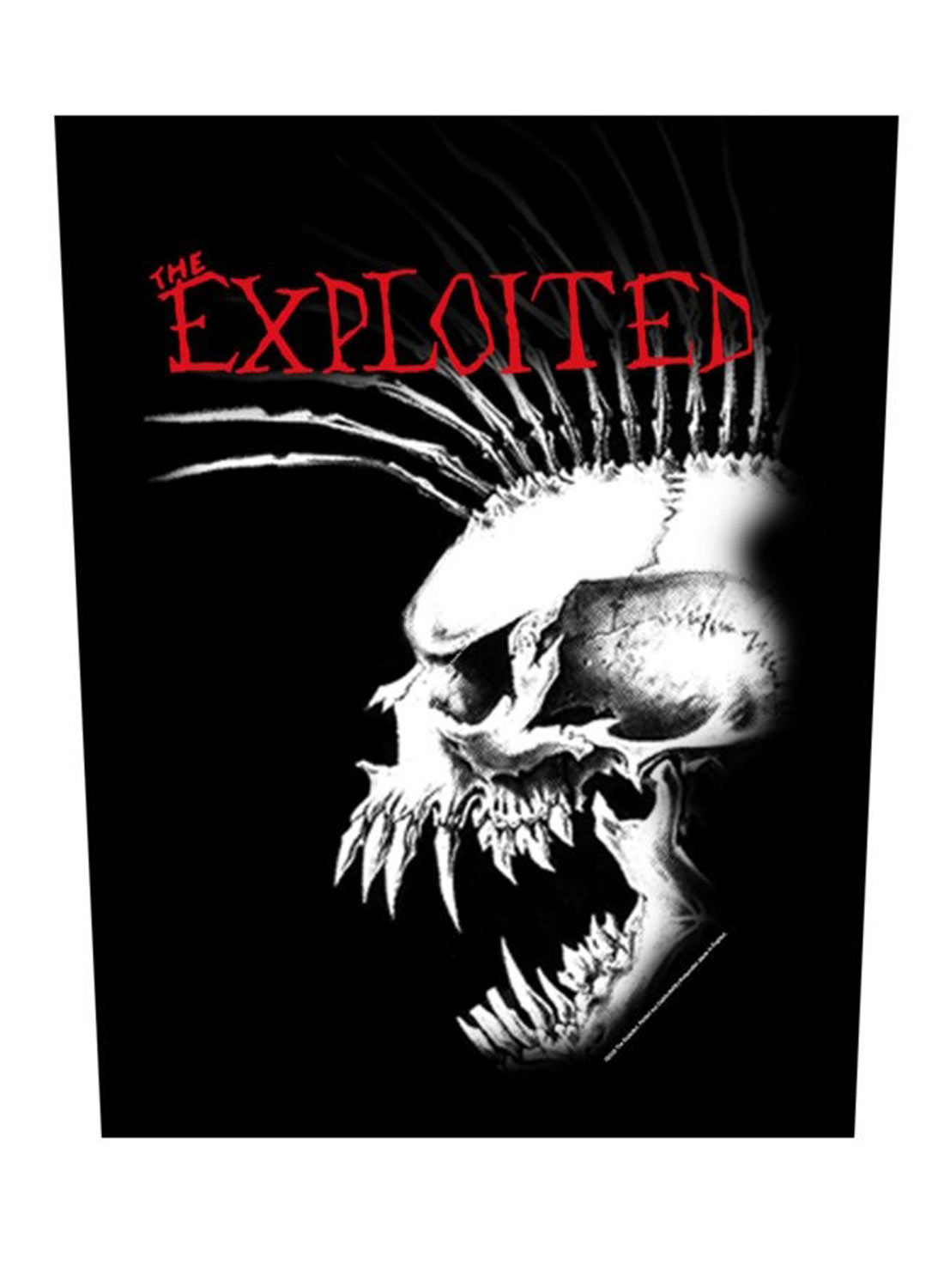 The Exploited Bastard Skull Back Patch