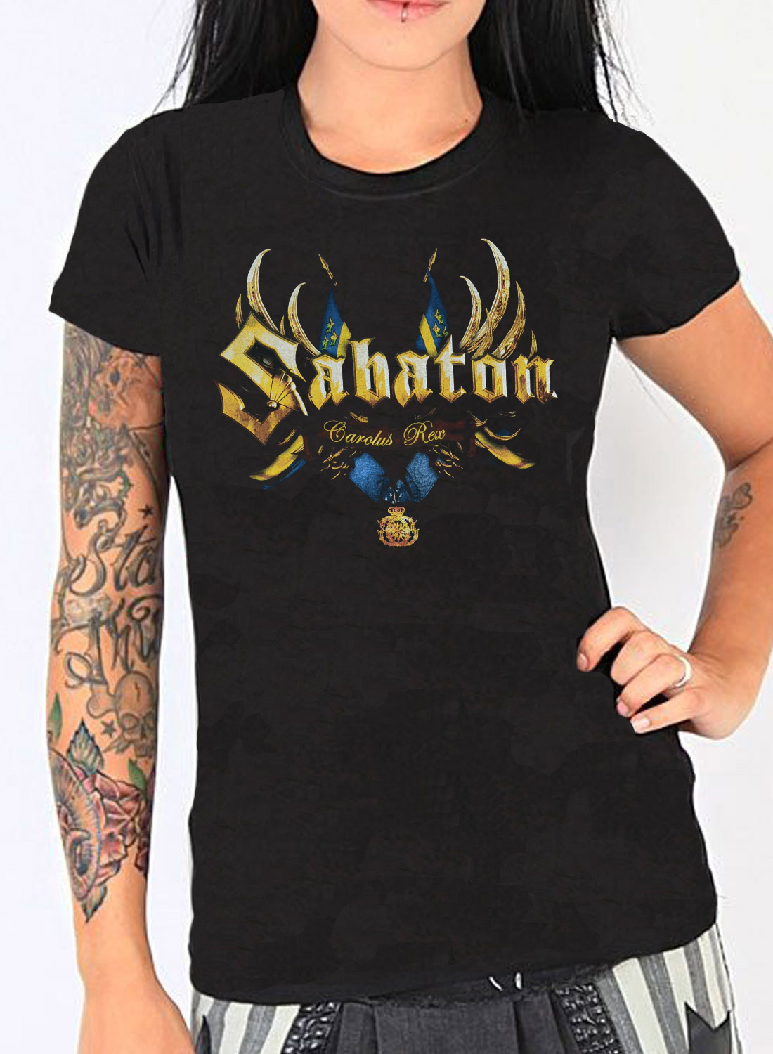 Sabaton Carolus Rex Girly Top