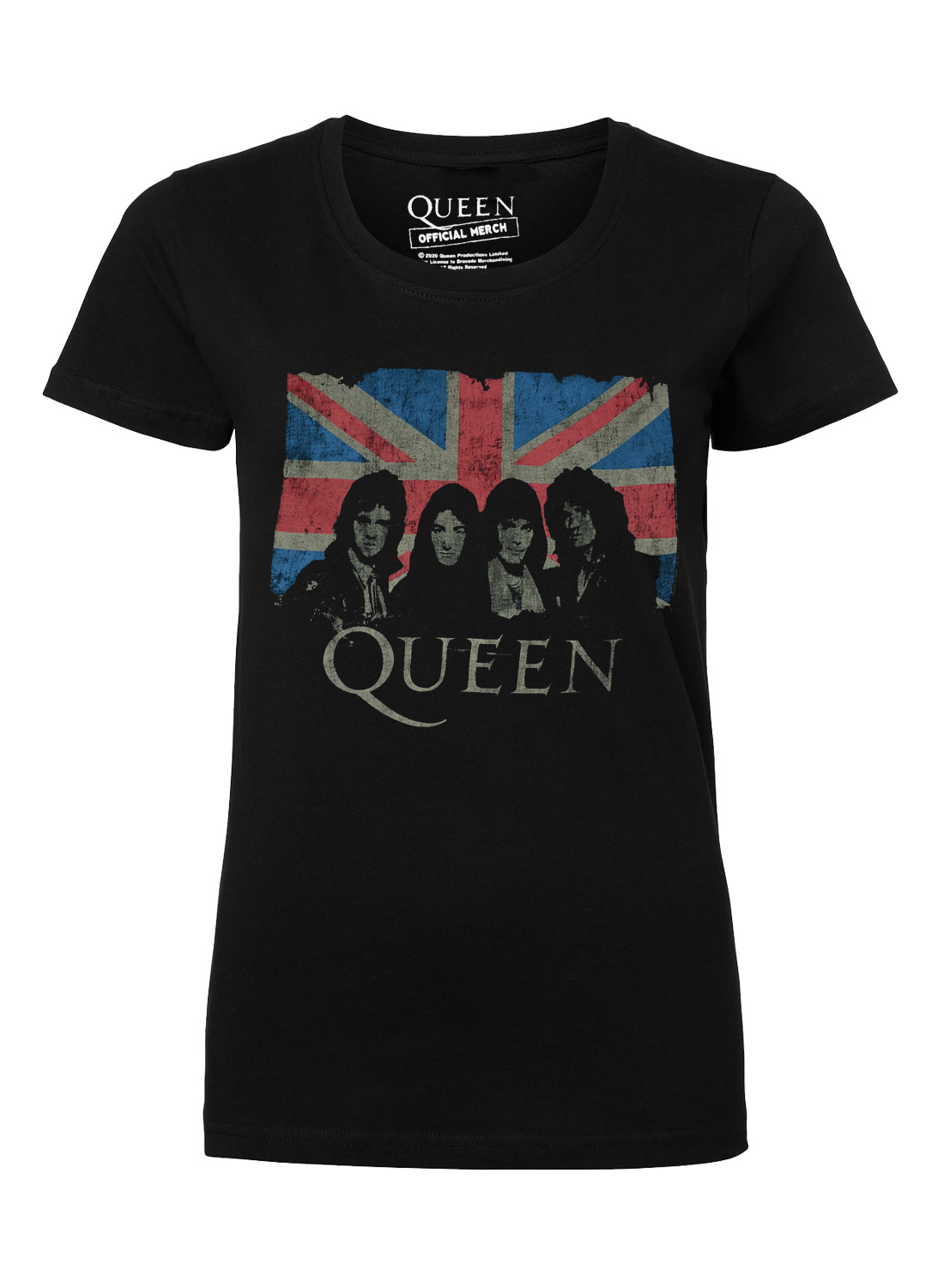 Queen Union Jack Girly Top