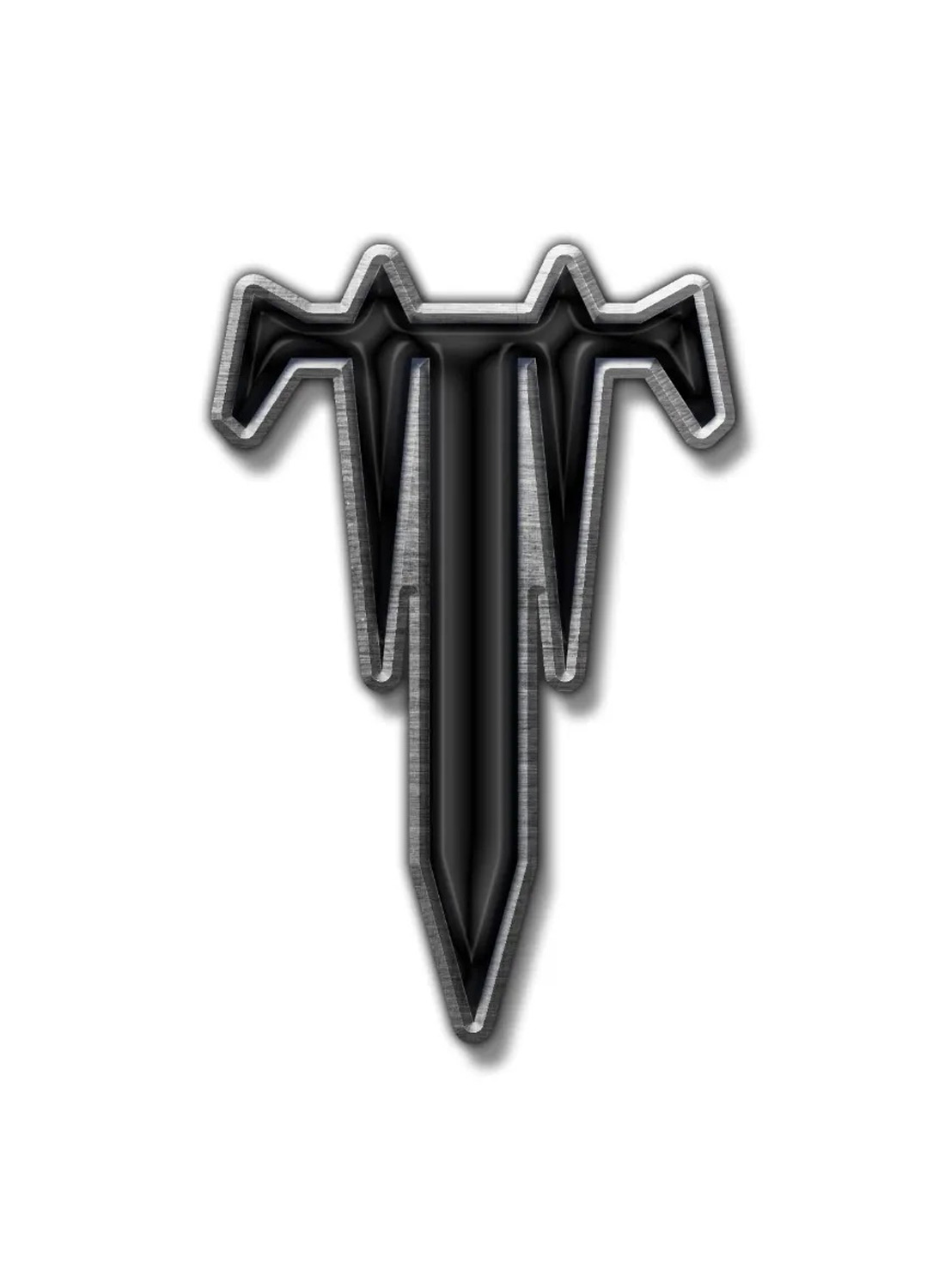 Trivium T Logo Metal Badge