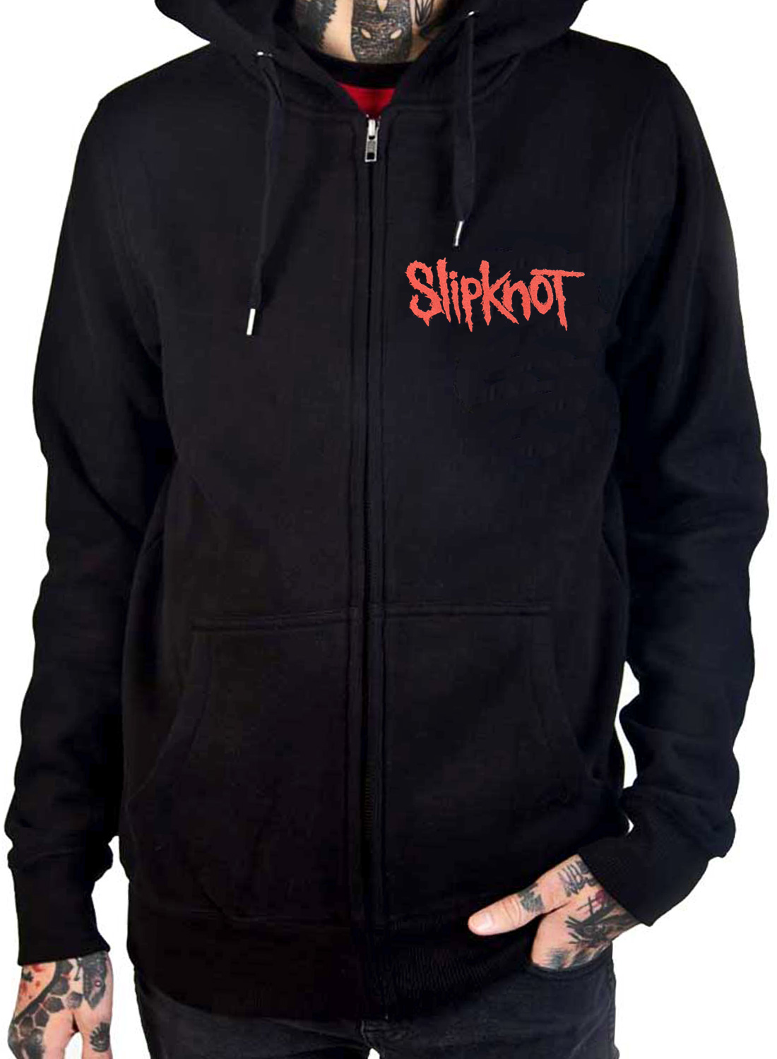 Slipknot Skull Teeth Zip Hood