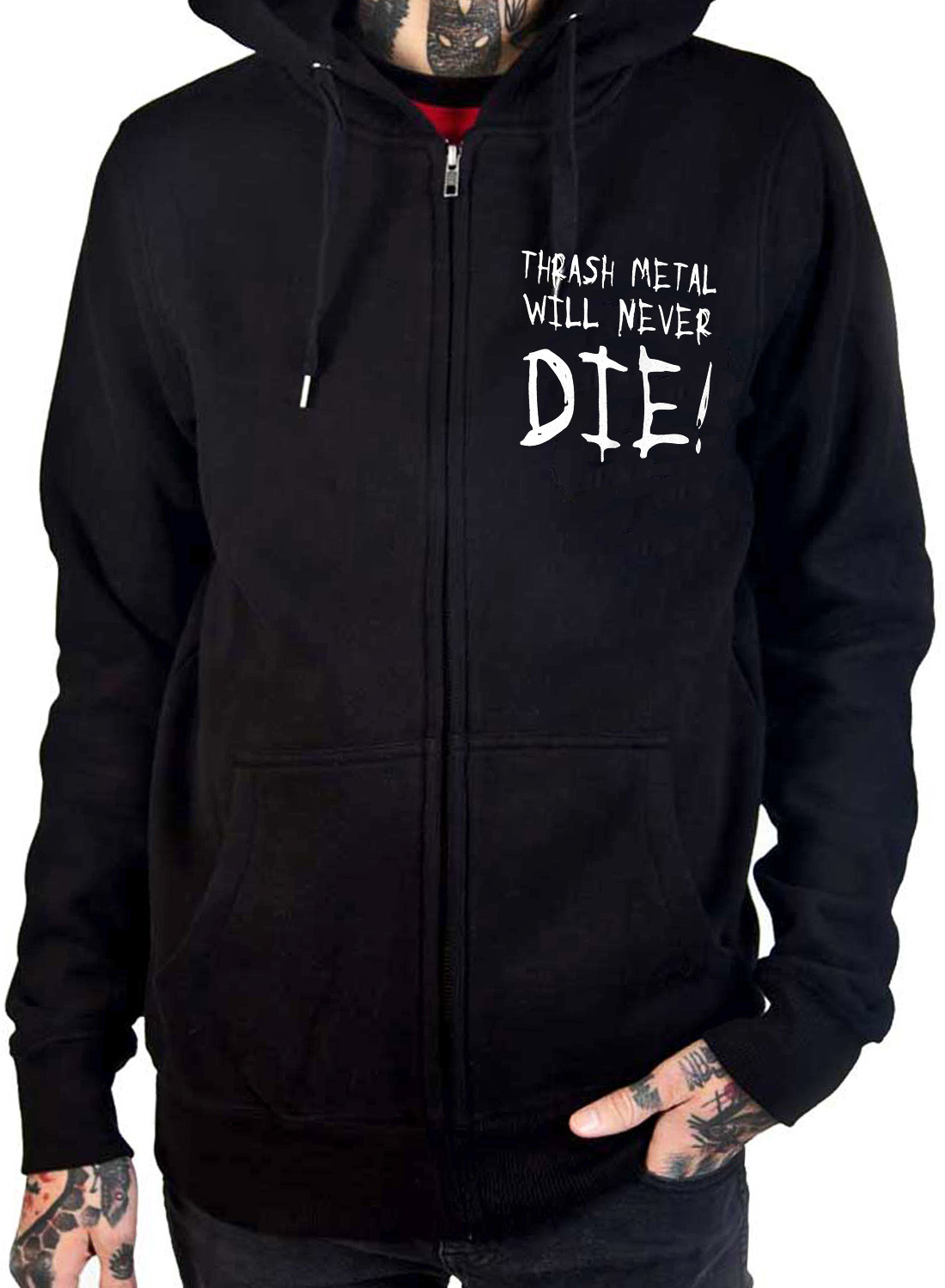 Tankard Zombie Attack Zip Hoodie