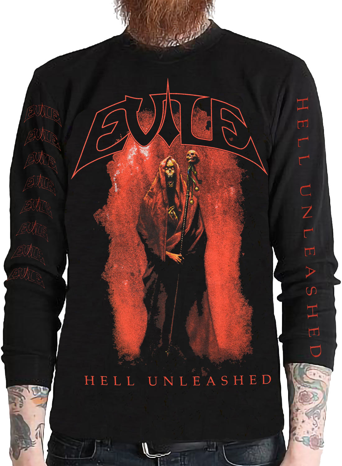 Evile Hell Unleashed Long Sleeve T-shirt