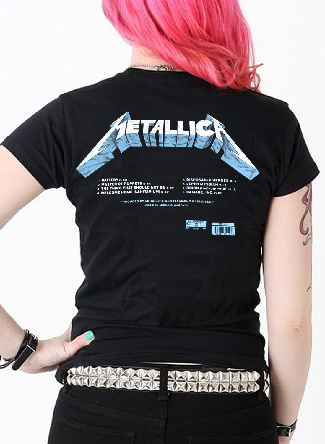 Metallica Master Of Puppets Girl Top