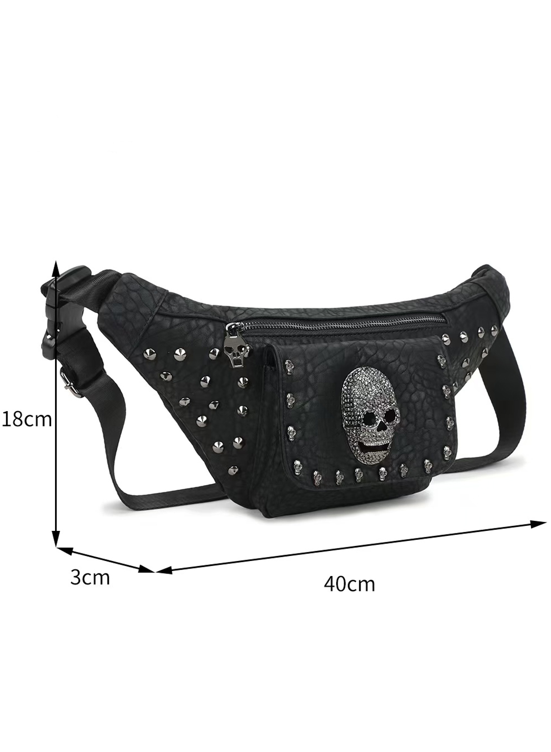 Gothic Glamour Vegan Hip Bag