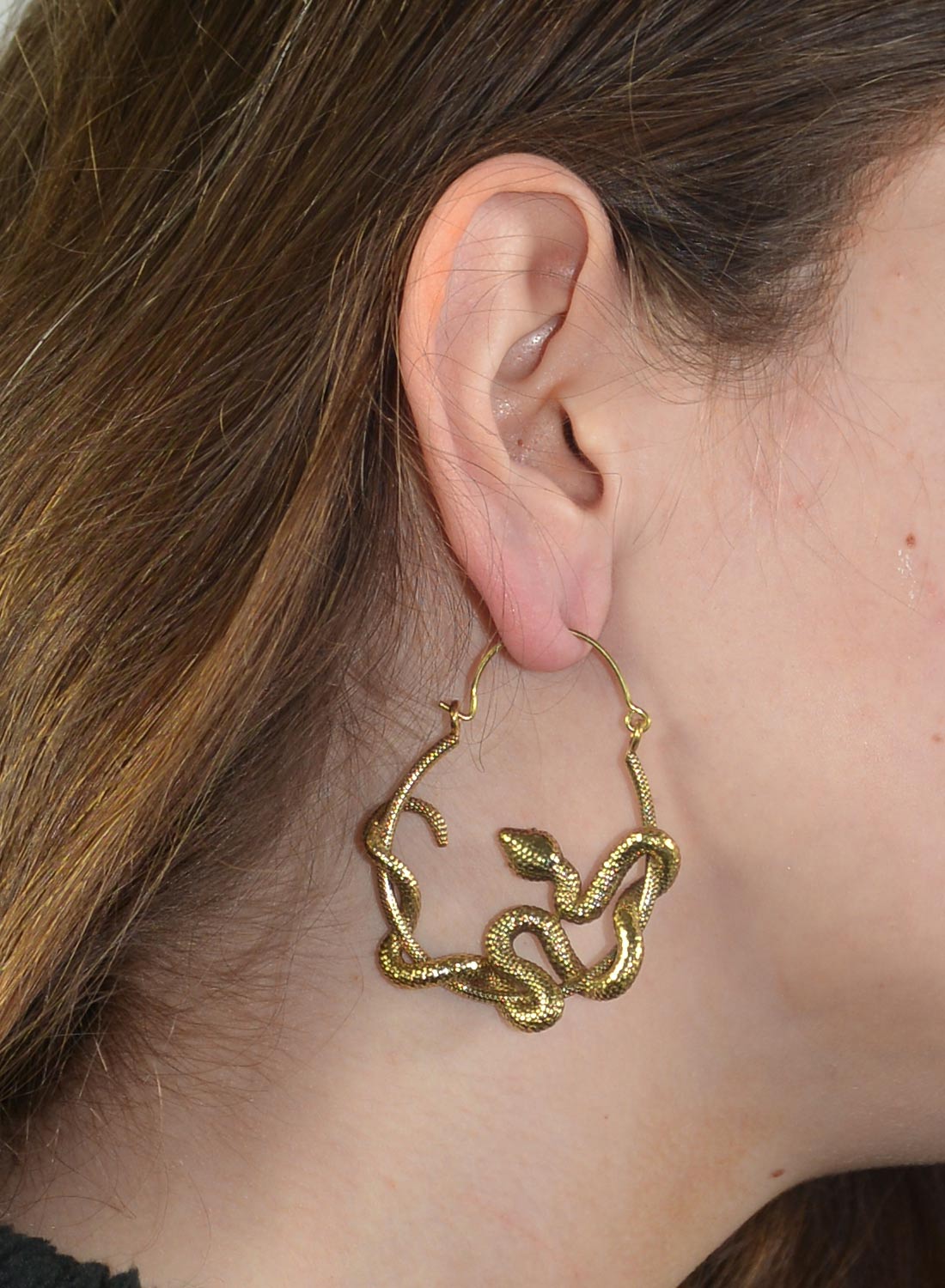 Natural Golden Killer Earrings