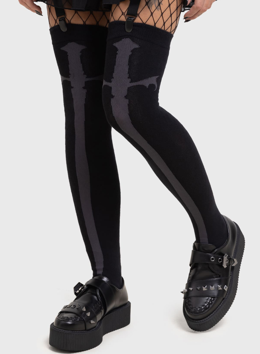 Killstar Swordstorm Knee High Socks