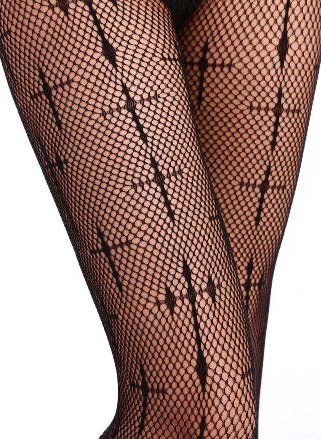 Fishnet Crosses Tights