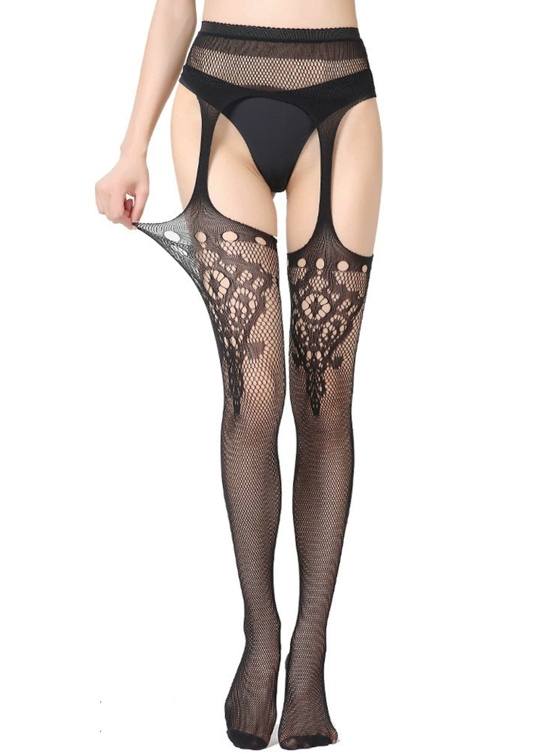 Amilia Suspenders Tights