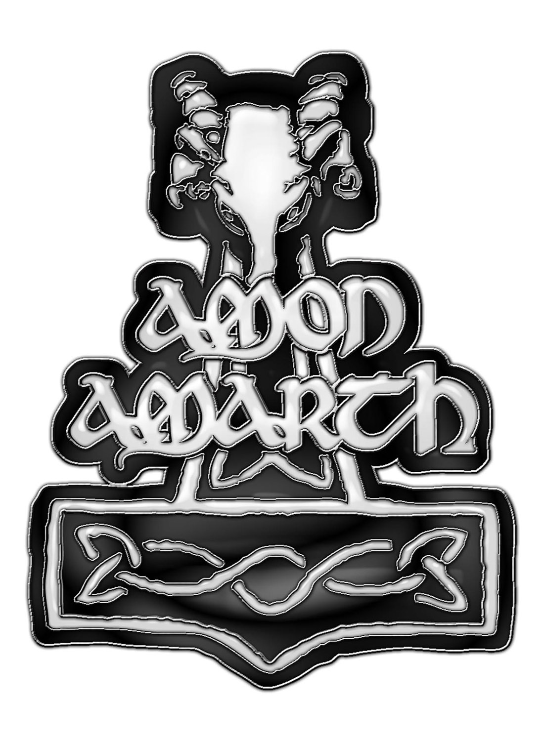 Amon Amarth Hammer Metall Pin Abzeichen