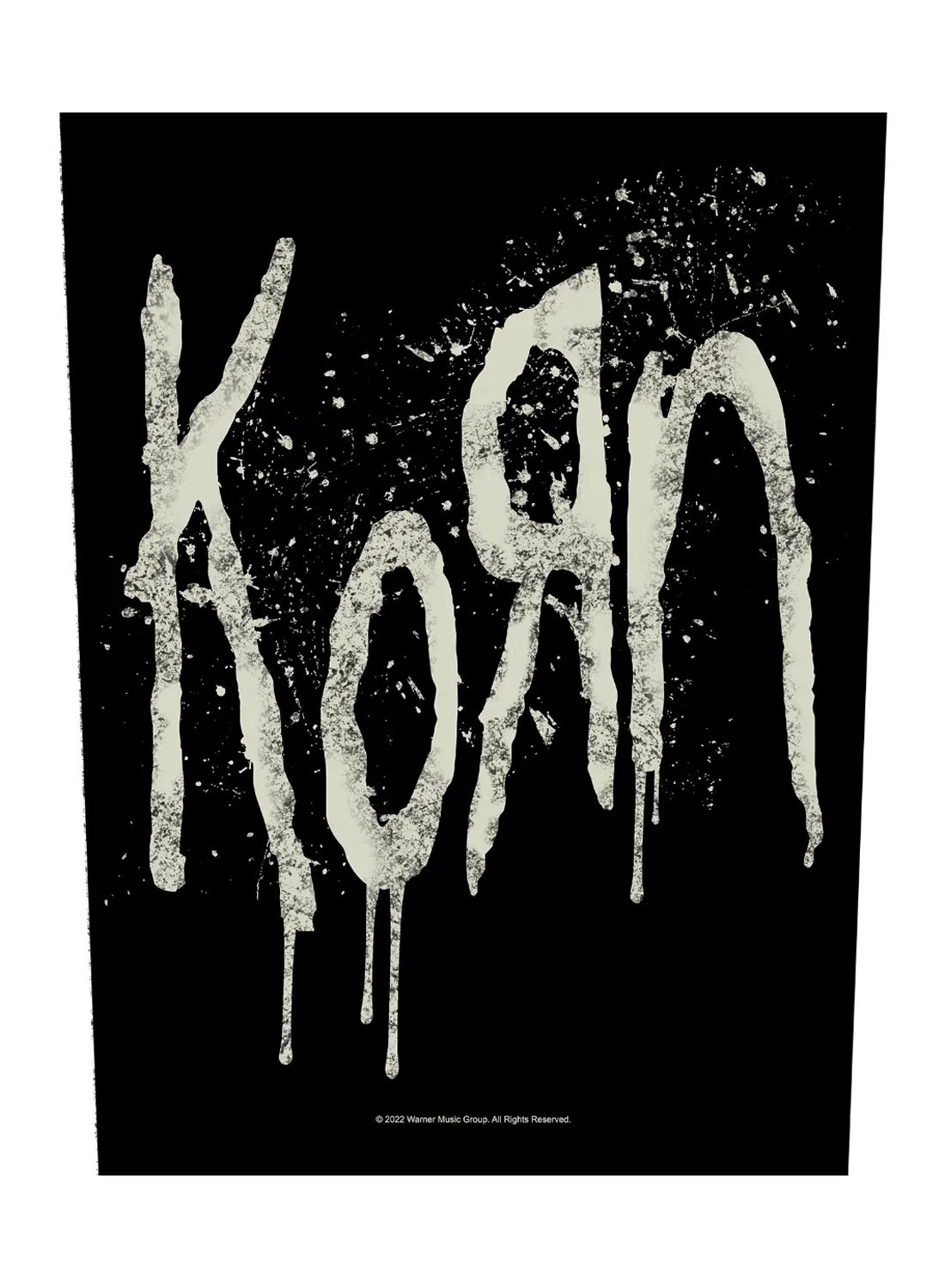 Korn-Logo-Aufnäher auf der Rückseite