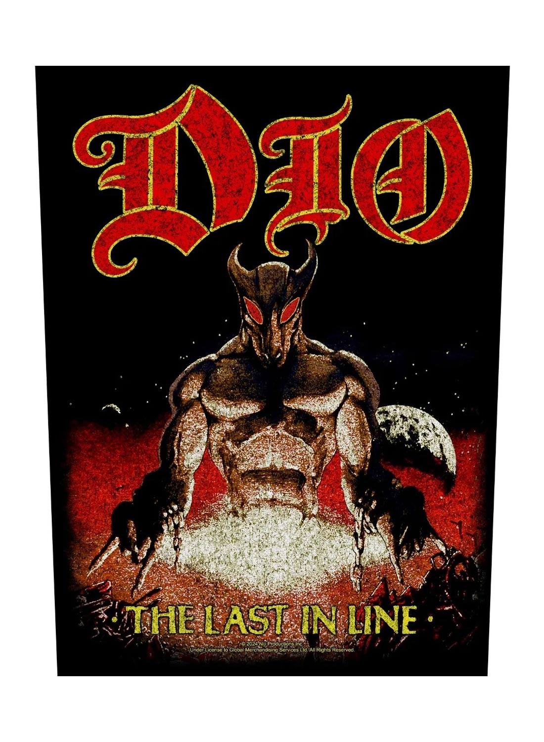 Dio The Last In Line Rückenaufnäher