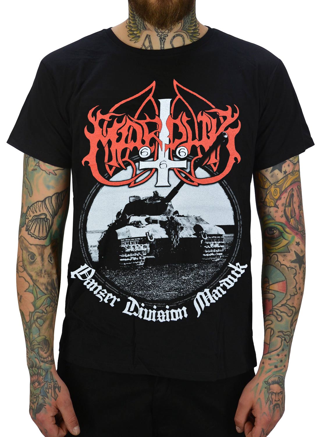 Marduk Panzer Rund-T-Shirt
