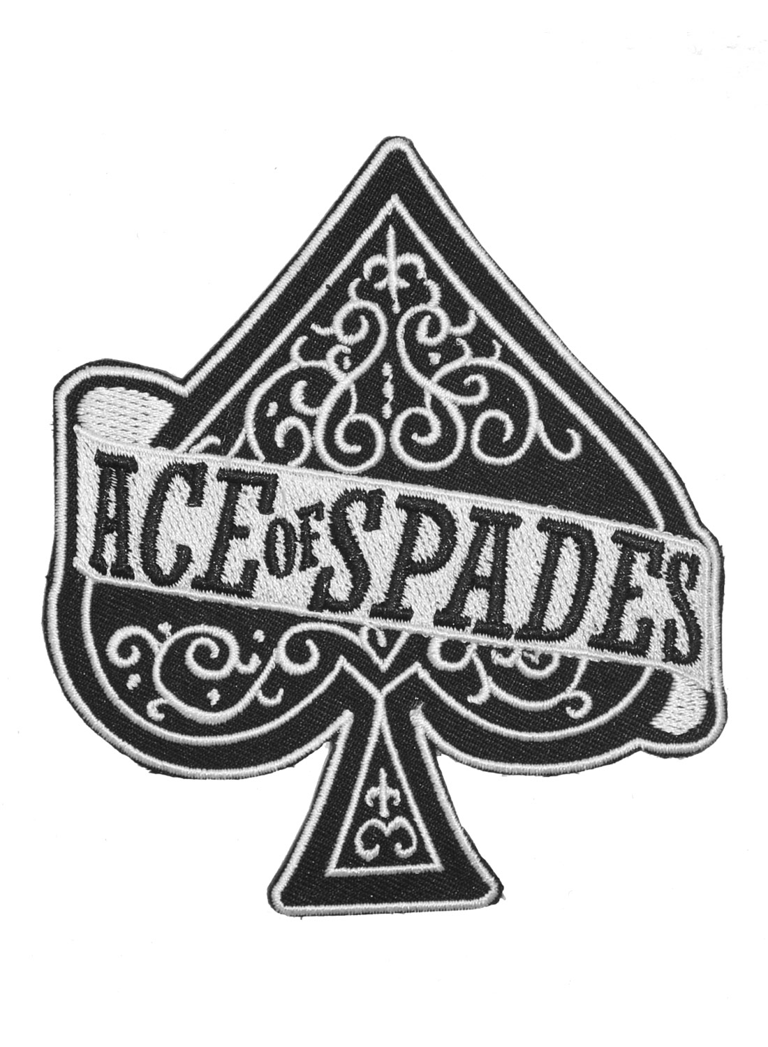 Ace Of Spades Gestickter Aufnäher