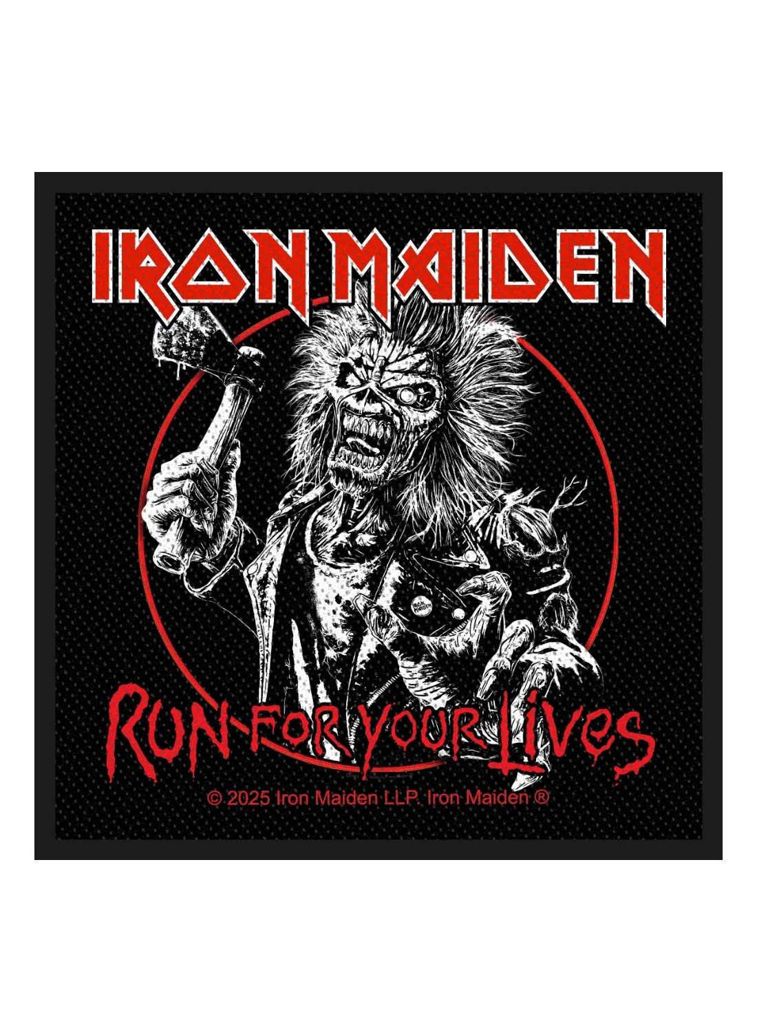 Iron Maiden Run For Your Lives-Patch