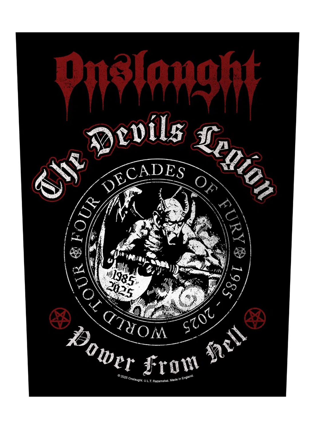 Onslaught The Devil Legion Rückenaufnäher