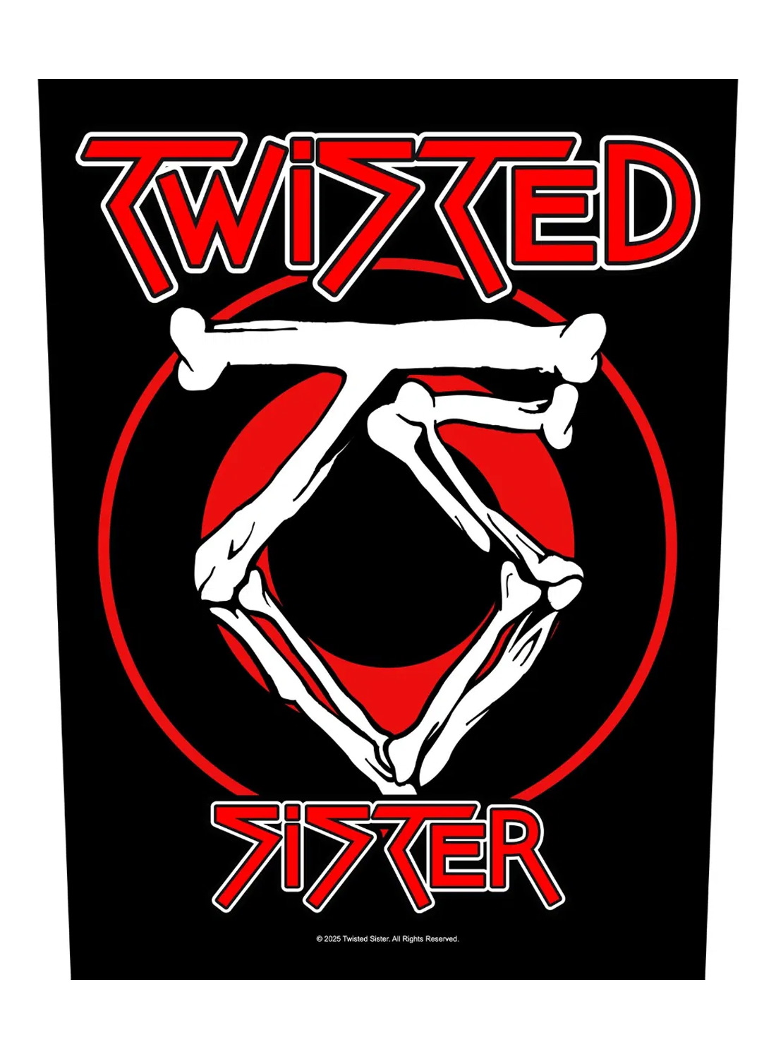 Twisted Sister Circular Logo Pack Patch