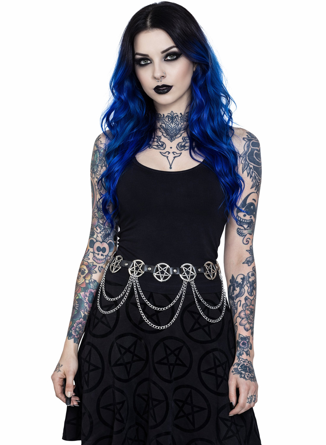 Pentagramm-Kettengürtel