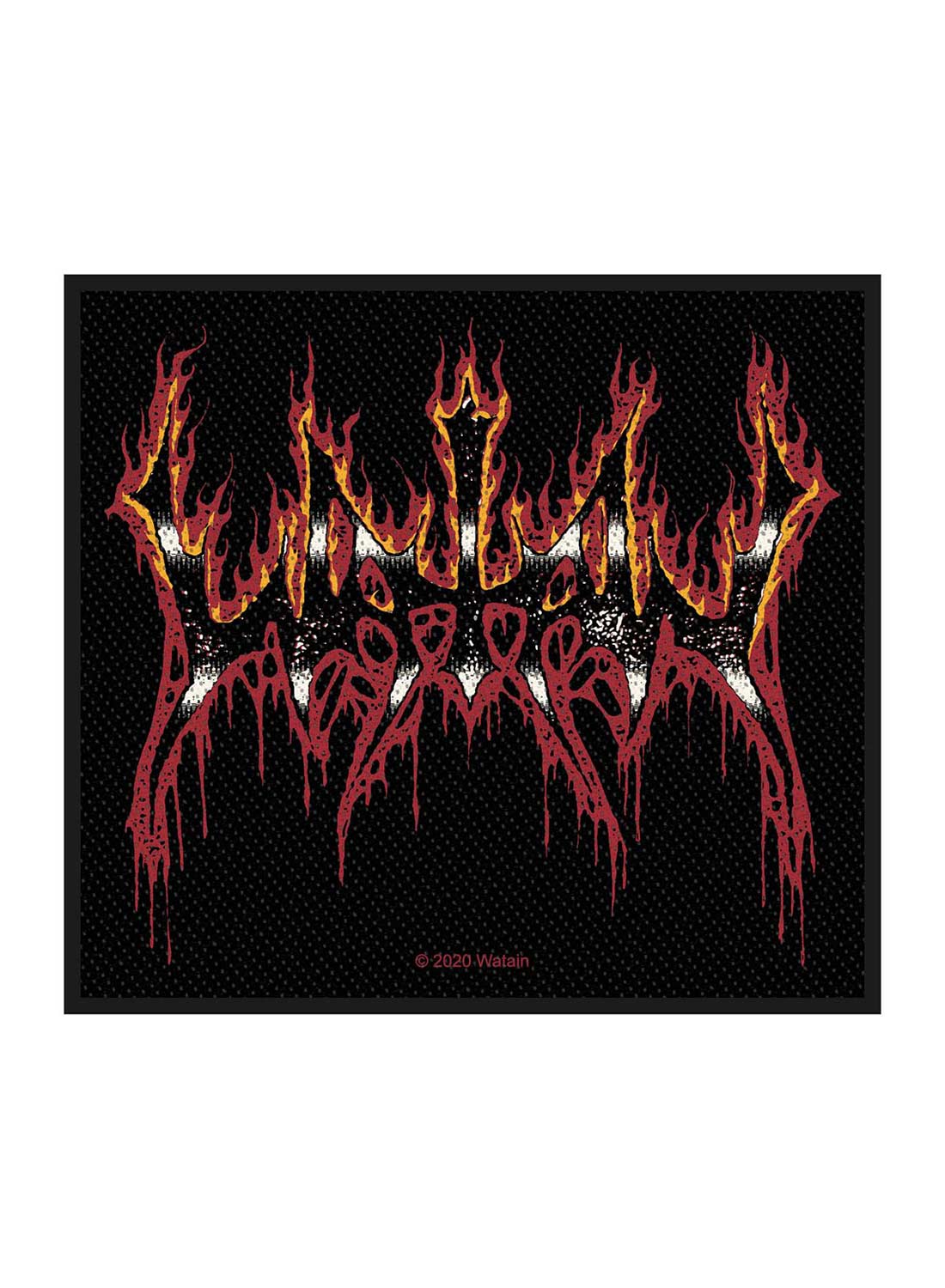 Watain Flaming Logo-Patch