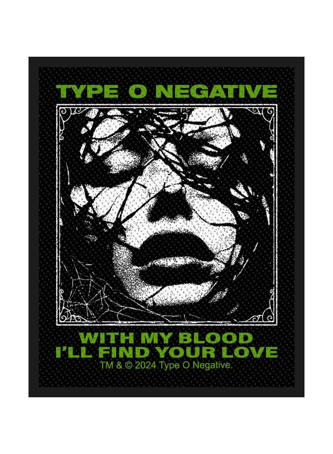 Typ-O-Negativ mit meinem Blutfleck