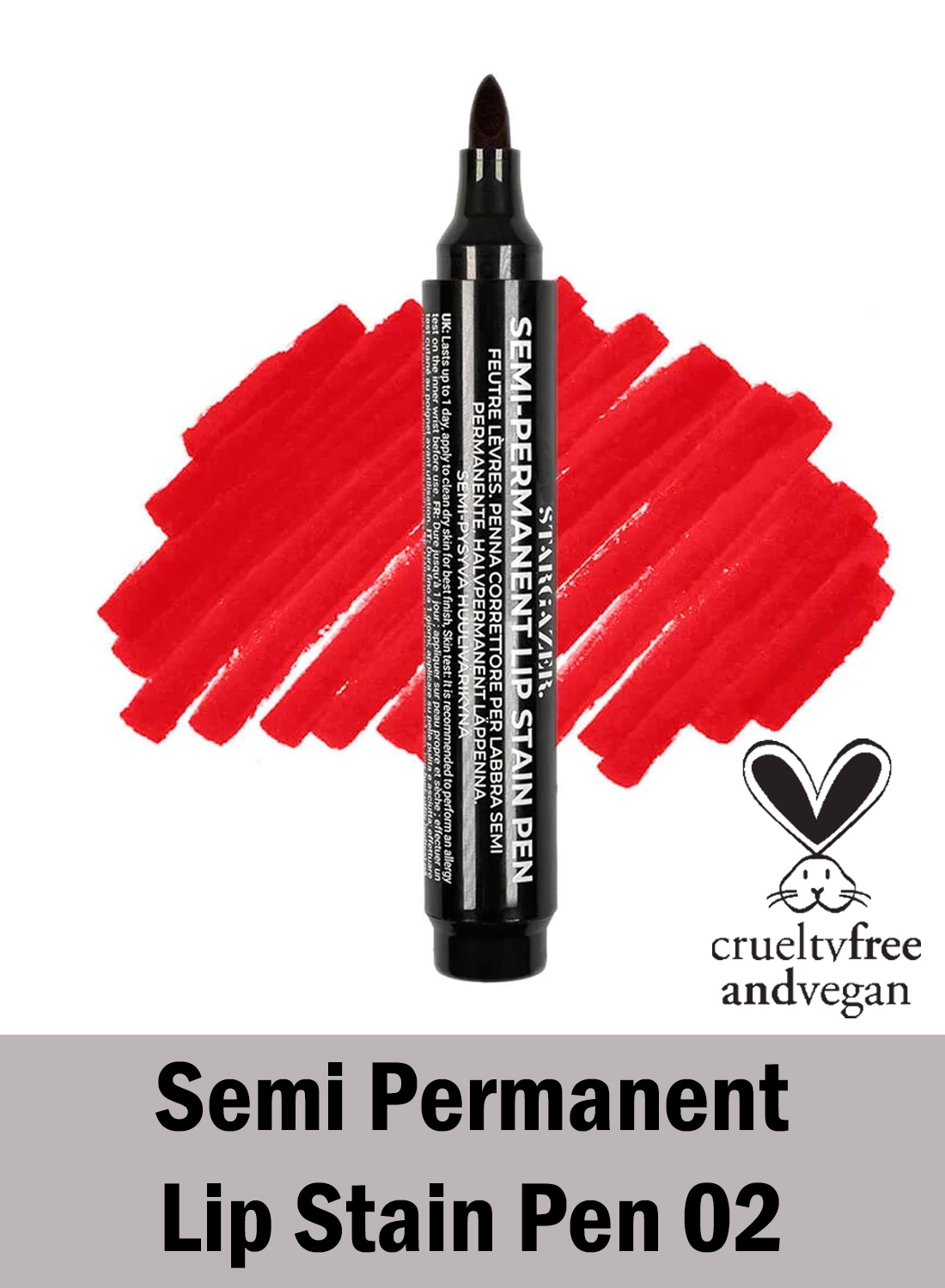 Stargazer Lip Stain Pen 02 langanhaltender veganer Lippenfleck